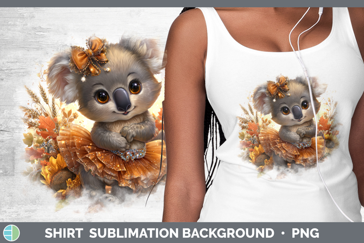 Koala Safari Cute Thanksgiving Shirt Sublimation Design