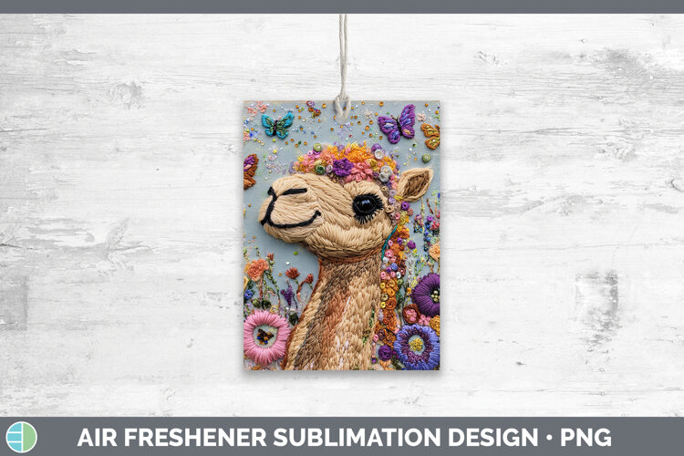 GorgeousSafari Embroider Air Freshener design.