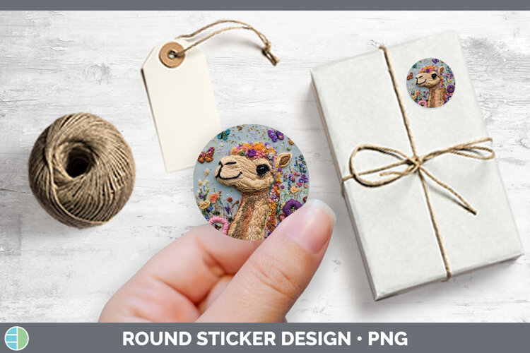 GorgeousSafari Embroider Stickers design.