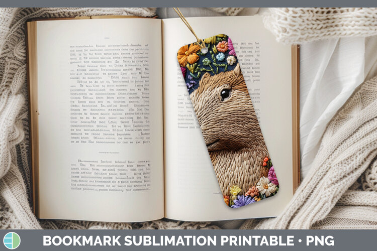 GorgeousSafari Embroider Bookmark design.