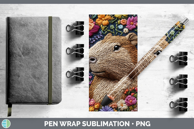 GorgeousSafari Embroider Pen Wrap design.