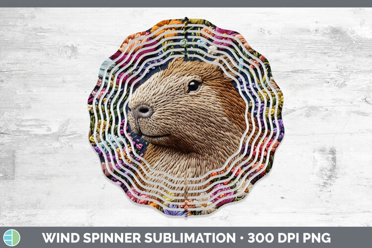 GorgeousSafari Embroider Wind Spinner design.