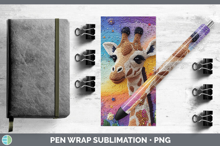 GorgeousSafari Embroider Pen Wrap design.