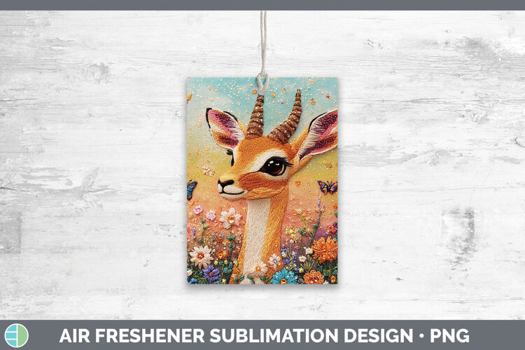 GorgeousSafari Embroider Air Freshener design.