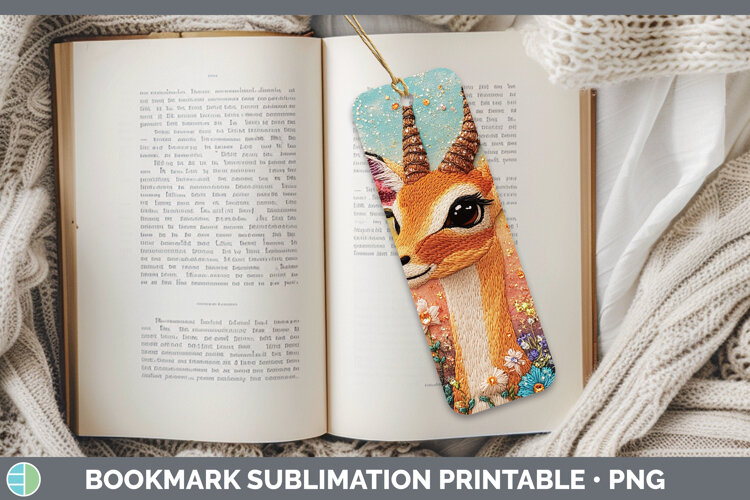 GorgeousSafari Embroider Bookmark design.