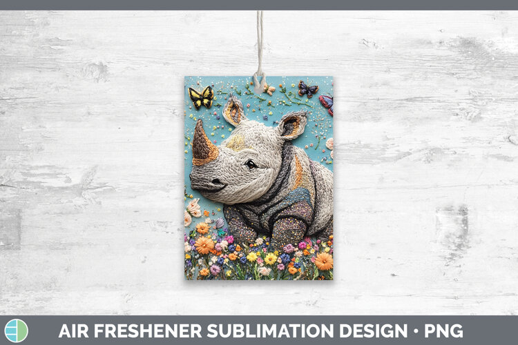 GorgeousSafari Embroider Air Freshener design.