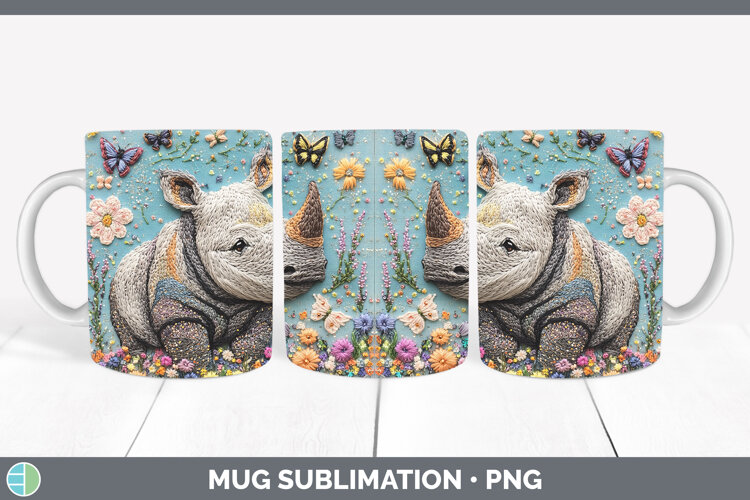 GorgeousSafari Embroider Mug Wrap design.