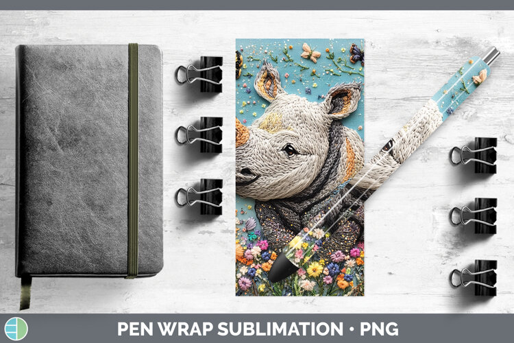 GorgeousSafari Embroider Pen Wrap design.