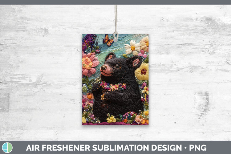 GorgeousSafari Embroider Air Freshener design.
