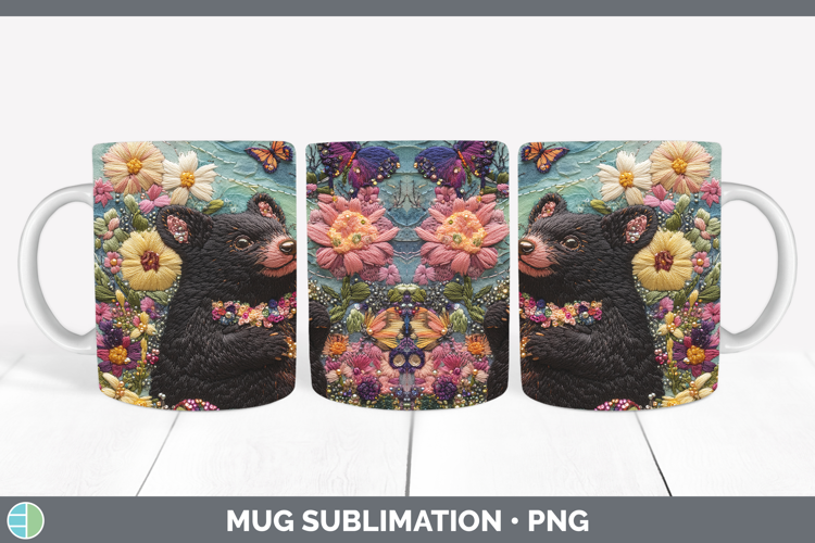 Safari Embroider Tasmanian Devil Mug Wrap Sublimation Coffee