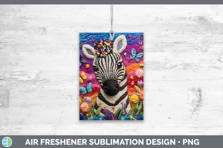 GorgeousSafari Embroider Air Freshener design.