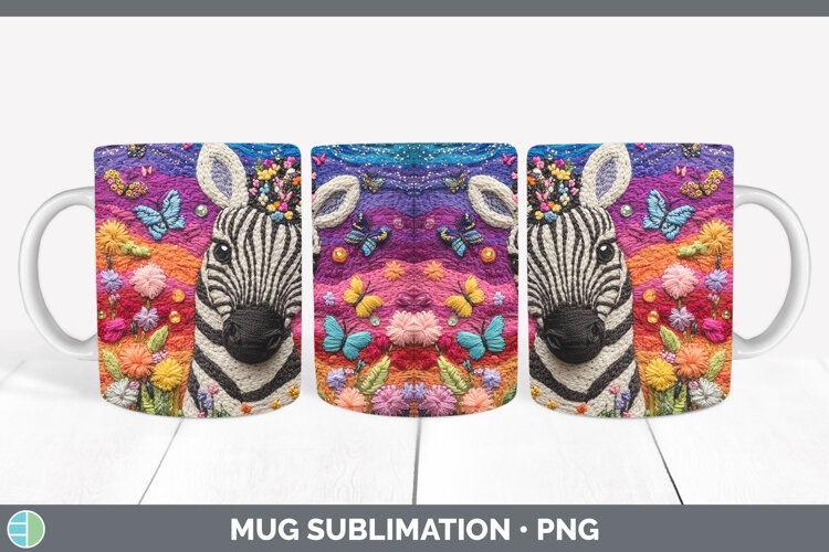 GorgeousSafari Embroider Mug Wrap design.