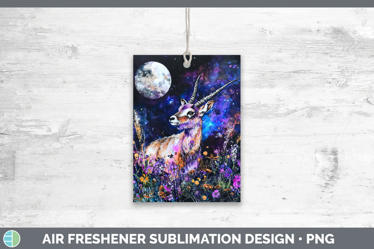Safari Galaxy Antelope Air Freshener Sublimation Car Freshen