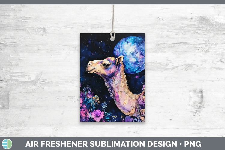 Safari Galaxy Camel Air Freshener Sublimation Car Freshener