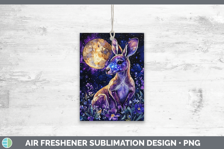 Safari Galaxy Kangaroo Air Freshener Sublimation Car Freshen
