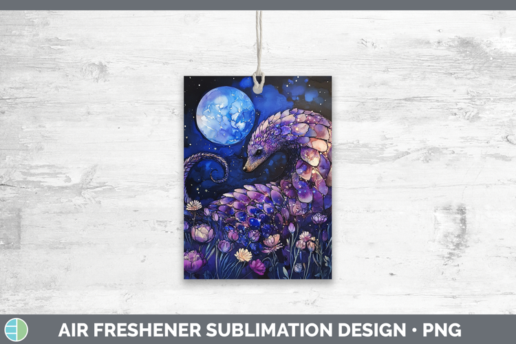Safari Galaxy Pangolin Air Freshener Sublimation Car Freshen