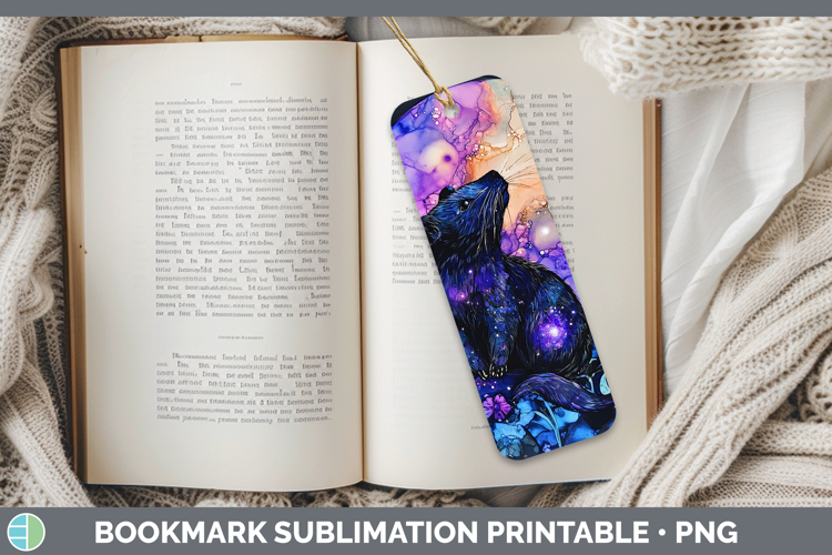 Safari Galaxy Tasmanian Devil Bookmark Sublimation Printable