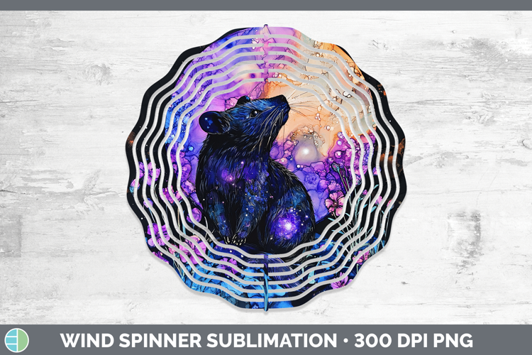 Safari Galaxy Tasmanian Devil Wind Spinner Sublimation Spinn