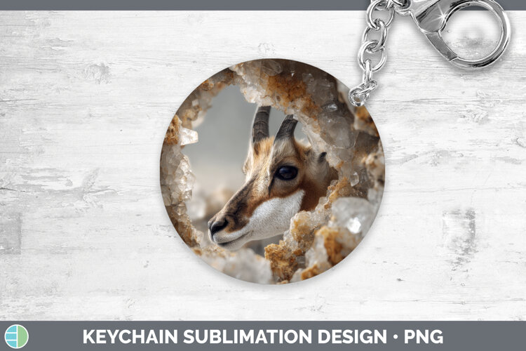 GorgeousSafari Geode Wall Keychain design.