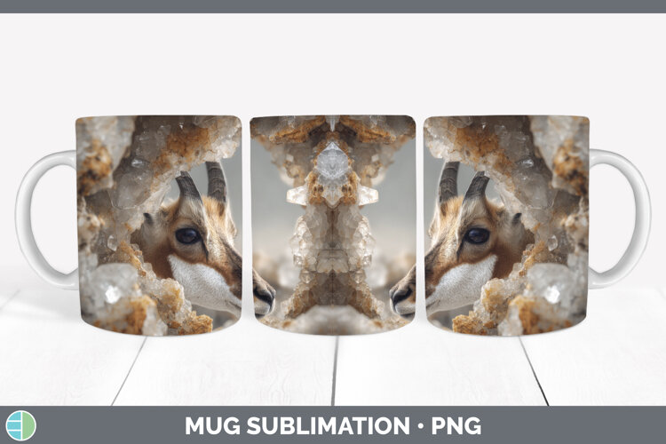 GorgeousSafari Geode Wall Mug Wrap design.