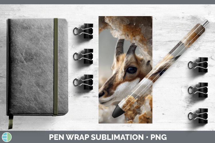 GorgeousSafari Geode Wall Pen Wrap design.