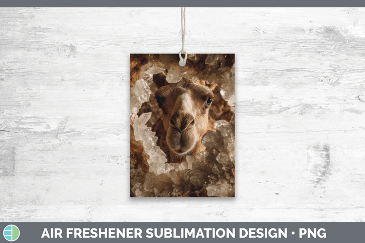 Camel Air Freshener Safari Geode Wall Sublimation Car Freshe