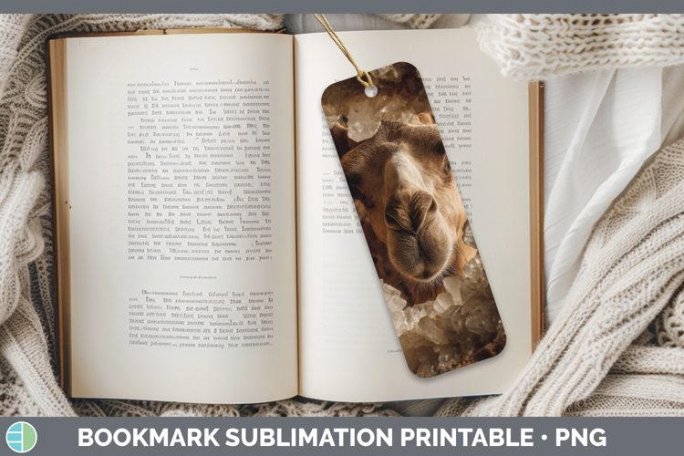 Camel Bookmark Safari Geode Wall Sublimation Printable Desig