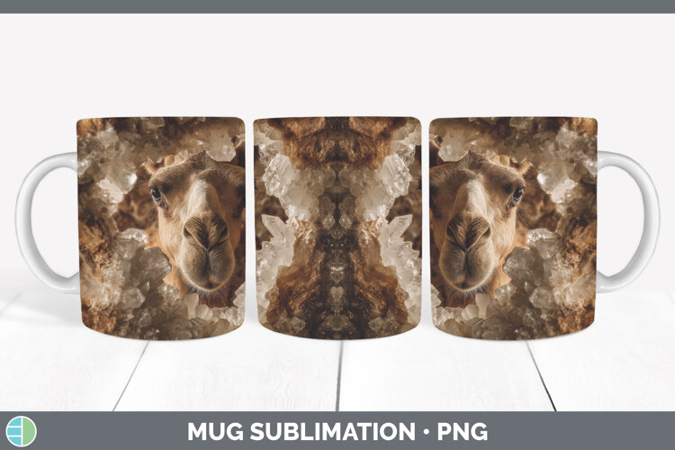 GorgeousSafari Geode Wall Mug Wrap design.