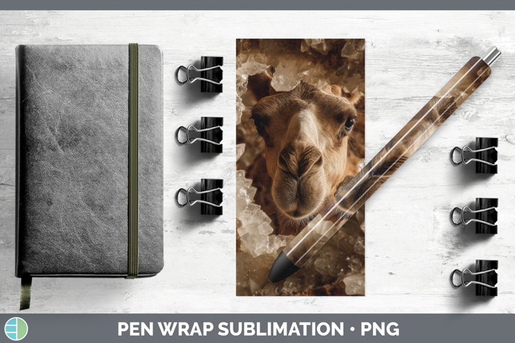 Camel Pen Wrap Safari Geode Wall Sublimation Pen Designs