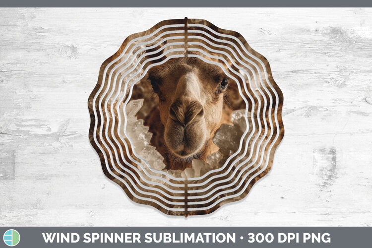 GorgeousSafari Geode Wall Wind Spinner design.