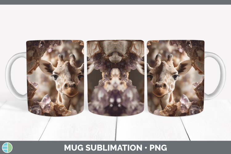 GorgeousSafari Geode Wall Mug Wrap design.