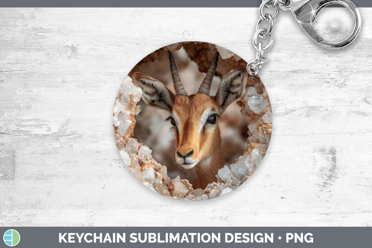 GorgeousSafari Geode Wall Keychain design.