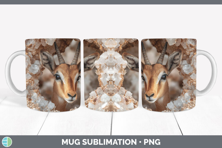 GorgeousSafari Geode Wall Mug Wrap design.