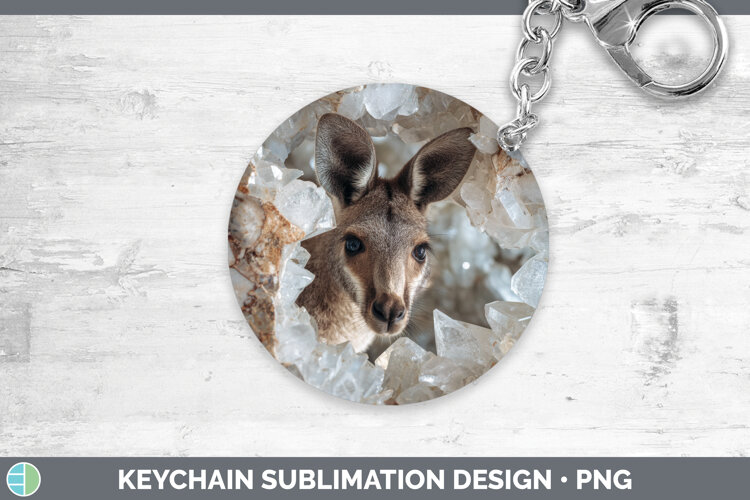 GorgeousSafari Geode Wall Keychain design.