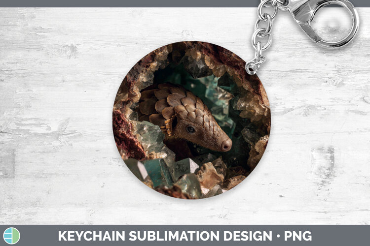 GorgeousSafari Geode Wall Keychain design.