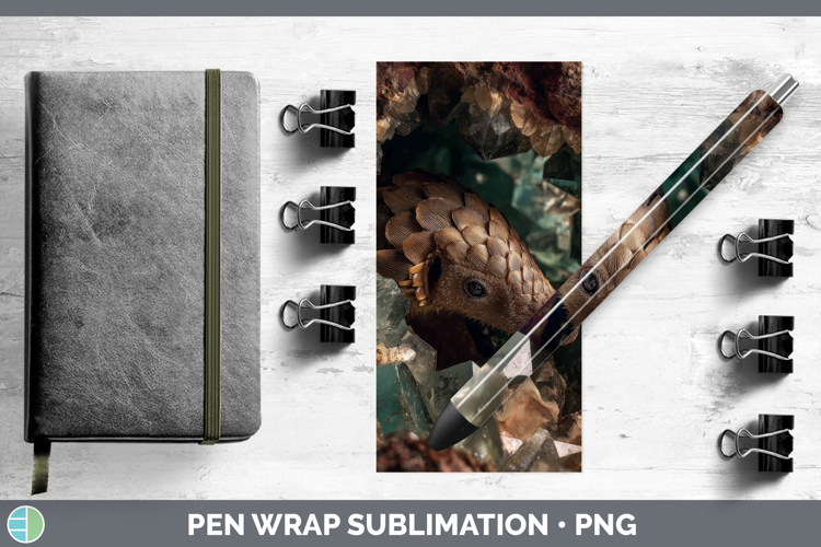 Pangolin Pen Wrap Safari Geode Wall Sublimation Pen Designs