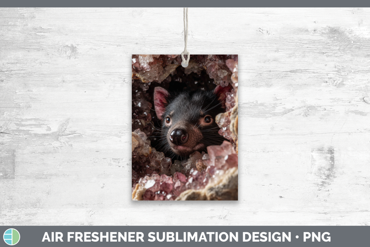 Tasmanian Devil Air Freshener Safari Geode Wall Sublimation