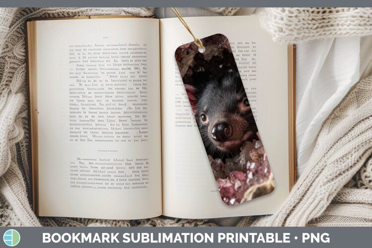 GorgeousSafari Geode Wall Bookmark design.
