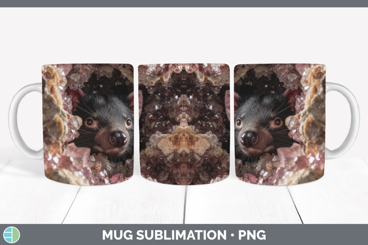 GorgeousSafari Geode Wall Mug Wrap design.