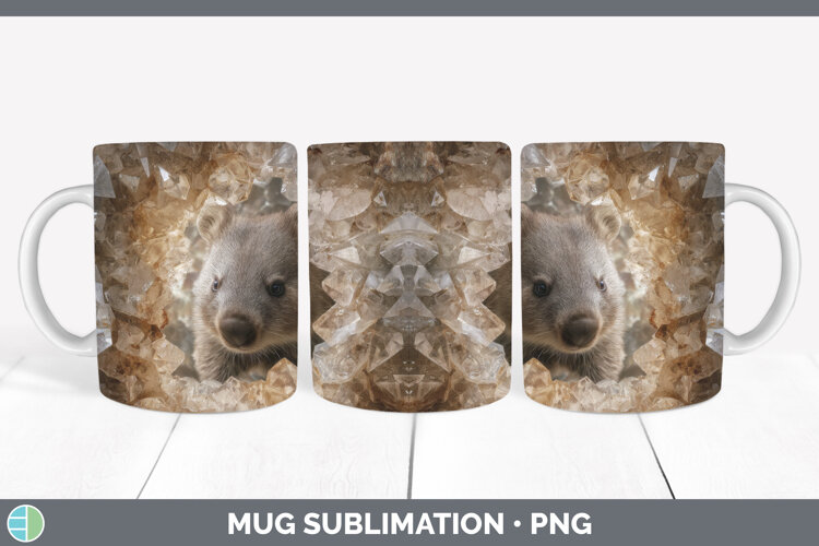 GorgeousSafari Geode Wall Mug Wrap design.