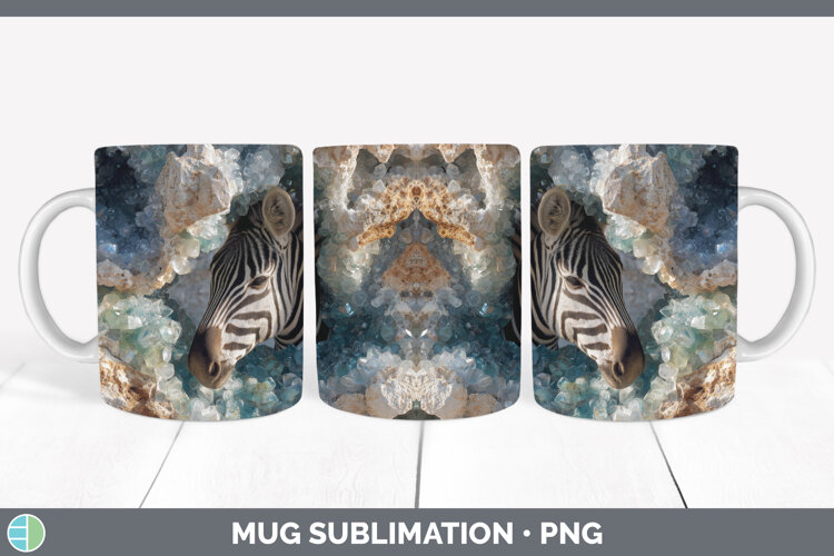 GorgeousSafari Geode Wall Mug Wrap design.