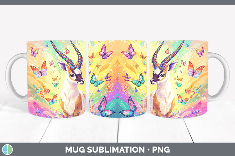 GorgeousSafari Glitter Mug Wrap design.