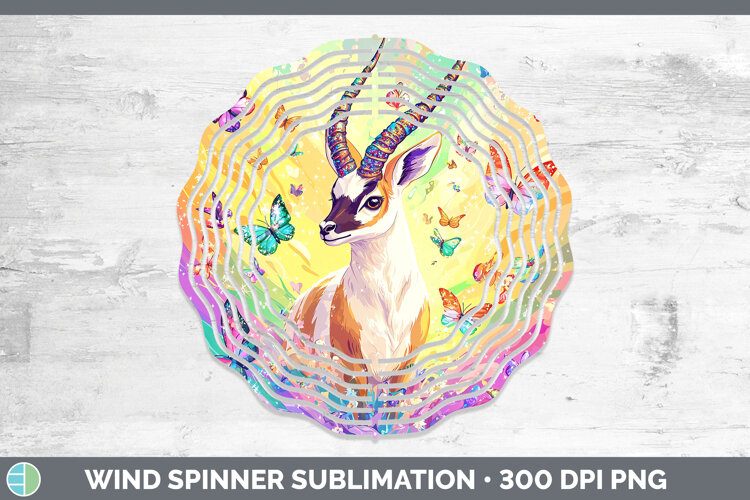 GorgeousSafari Glitter Wind Spinner design.
