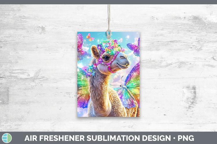 Safari Glitter Camel Air Freshener Sublimation Car Freshener