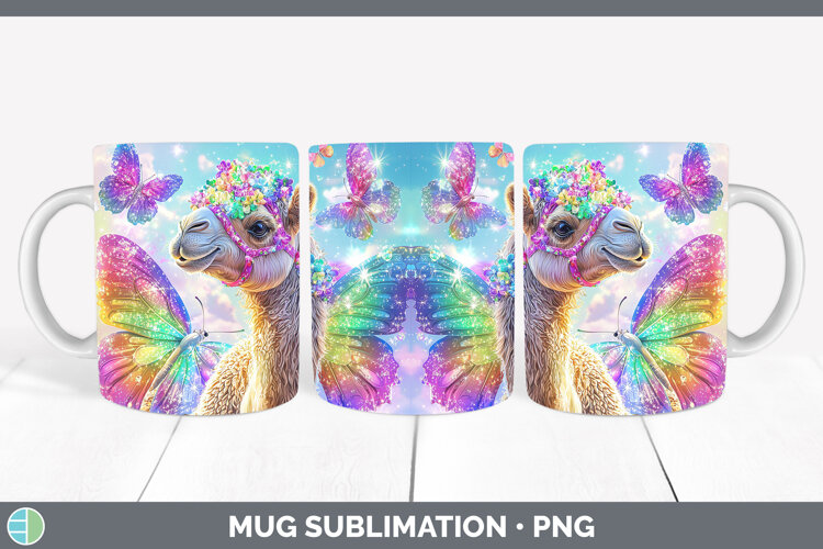 GorgeousSafari Glitter Mug Wrap design.
