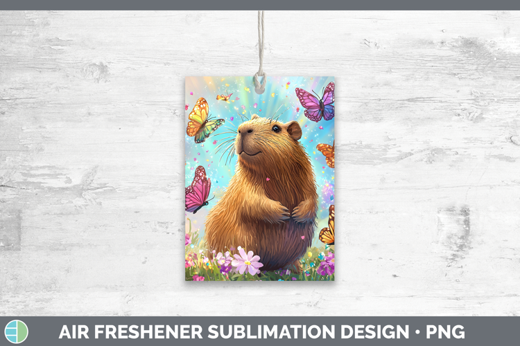 Safari Glitter Capybara Air Freshener Sublimation Car Freshe