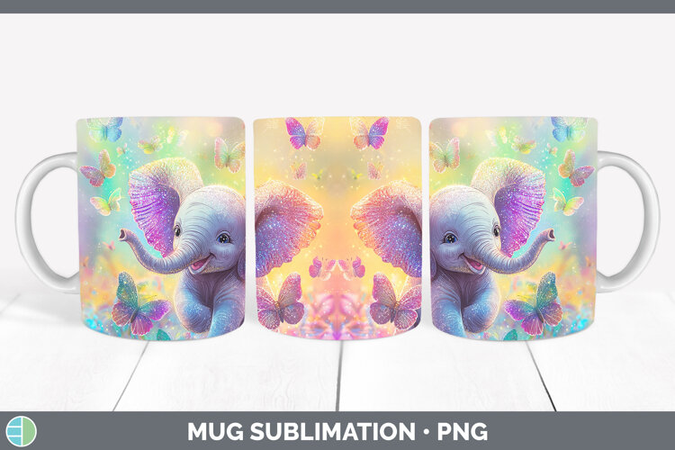 GorgeousSafari Glitter Mug Wrap design.