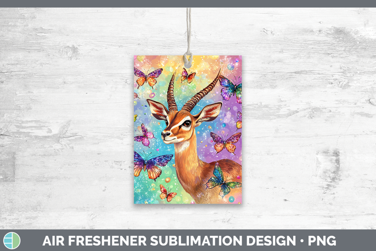 Safari Glitter Impala Air Freshener Sublimation Car Freshene