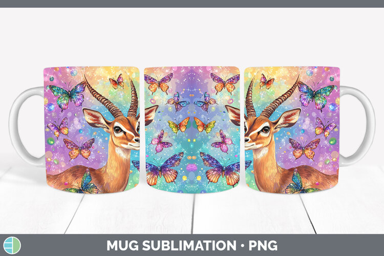 GorgeousSafari Glitter Mug Wrap design.