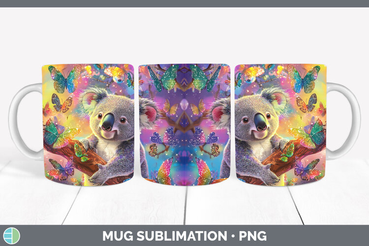 GorgeousSafari Glitter Mug Wrap design.